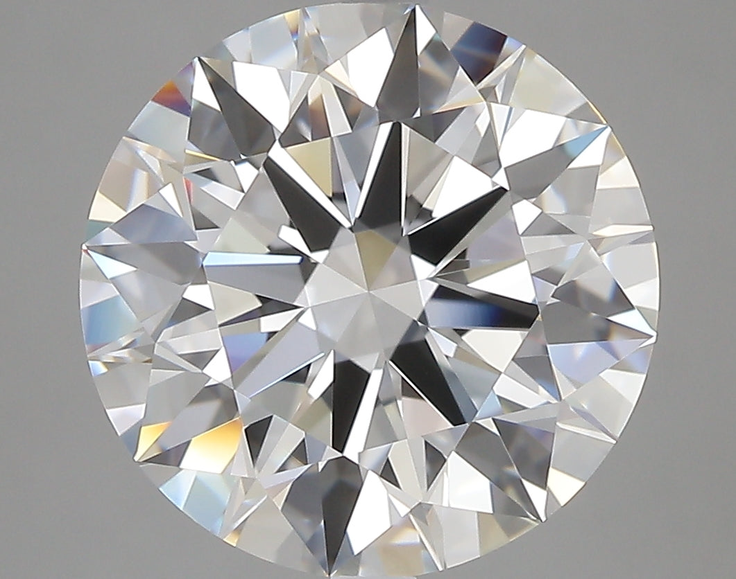 6.23 carat Round diamond E  FL Excellent