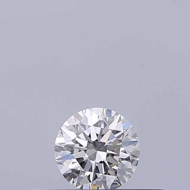 0.18 carat Round diamond E VVS2 Excellent
