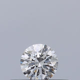 0.19 carat Round diamond D VVS2 Excellent