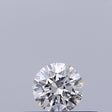 0.18 carat Round diamond E VVS1 Excellent