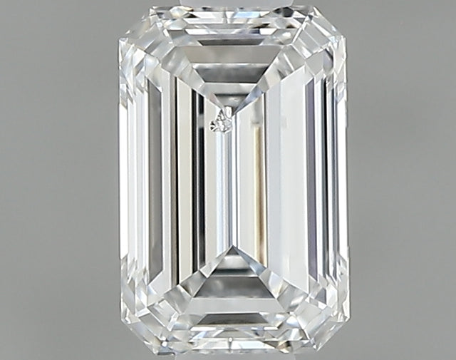 0.53 carat Emerald diamond E SI2 