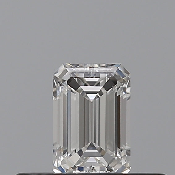 0.25 carat Emerald diamond F  VVS2