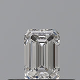 0.25 carat Emerald diamond F  VVS2