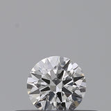 0.21 carat Round diamond F  VVS2 Excellent