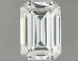 0.46 carat Emerald diamond I  VVS1 Excellent