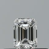0.24 carat Emerald diamond E VVS1 