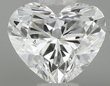 0.31 carat Heart diamond F  SI1