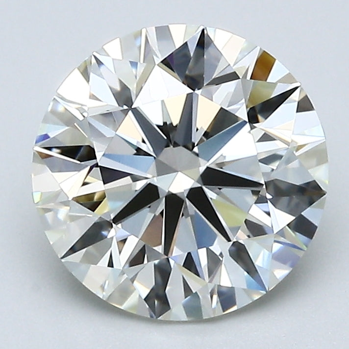 2.53 carat Round diamond J  VS1 Excellent