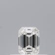 0.23 carat Emerald diamond E VVS1 