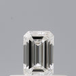 0.23 carat Emerald diamond F VVS2 