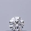 0.18 carat Round diamond D IF Excellent