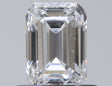 0.60 carat Emerald diamond D SI1 