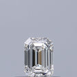 0.23 carat Emerald diamond E VVS1 