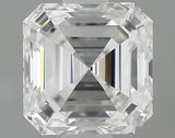 0.62 carat Asscher diamond F VVS2 