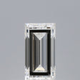 0.33 carat Baguette diamond E VVS1 