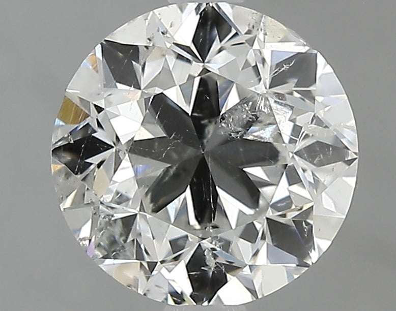 2.01 carat Round diamond G SI2 Fair