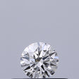 0.22 carat Round diamond F VVS1 Excellent