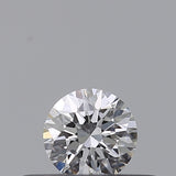 0.22 carat Round diamond D  VVS2 Excellent