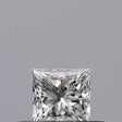 0.23 carat Princess diamond E VVS2 