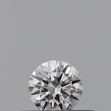 0.18 carat Round diamond F  IF Excellent