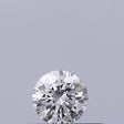0.18 carat Round diamond D VVS1 Excellent