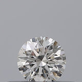 0.21 carat Round diamond D  VVS2 Excellent