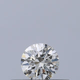 0.19 carat Round diamond F IF Excellent