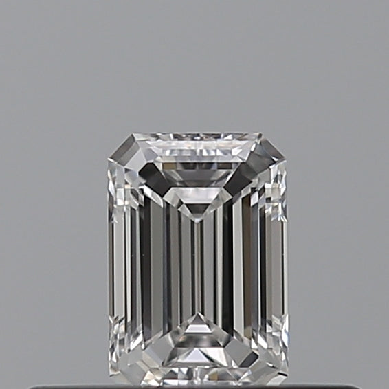 0.28 carat Emerald diamond F  VVS2