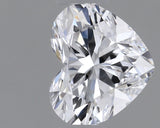 0.51 carat Heart diamond D VVS2 