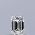 0.25 carat Emerald diamond F VVS1 