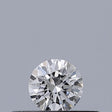0.18 carat Round diamond E IF Excellent