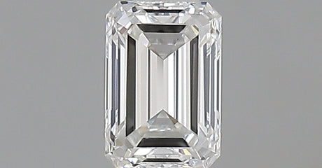 0.37 carat Emerald diamond F VVS2 