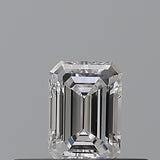 0.24 carat Emerald diamond D  VVS2