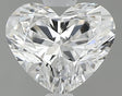 0.90 carat Heart diamond F SI1 
