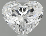 0.90 carat Heart diamond F SI1 