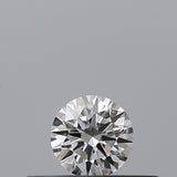 0.18 carat Round diamond E VVS2 Excellent