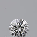 0.21 carat Round diamond F  IF Excellent
