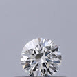 0.24 carat Round diamond F VVS2 Excellent