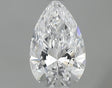 0.60 carat Pear diamond D VS2 