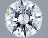 3.08 carat Round diamond F VS2 Excellent
