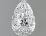0.50 carat Pear diamond D VVS2 