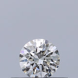 0.25 carat Round diamond E IF Excellent