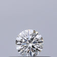 0.21 carat Round diamond G IF Excellent