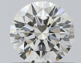 0.53 carat Round diamond I  VVS2 Excellent