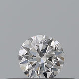 0.18 carat Round diamond E VVS1 Excellent