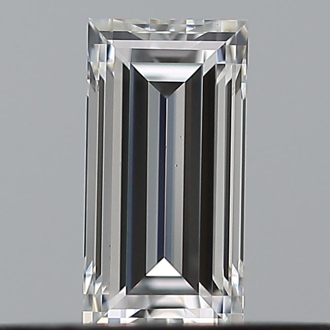 0.25 carat Baguette diamond F  VVS2