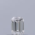 0.25 carat Emerald diamond D IF 