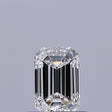 0.31 carat Emerald diamond E IF 