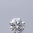 0.19 carat Round diamond D VVS1 Excellent