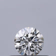 0.24 carat Round diamond G IF Excellent